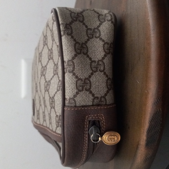 Authentic Vintage Gucci Interlocking GG Monogram Supreme Clutch Fanny Bum Waist - Picture 7 of 11